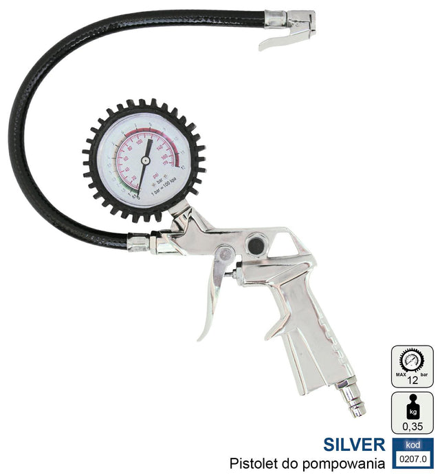 Adler pomppistool silver