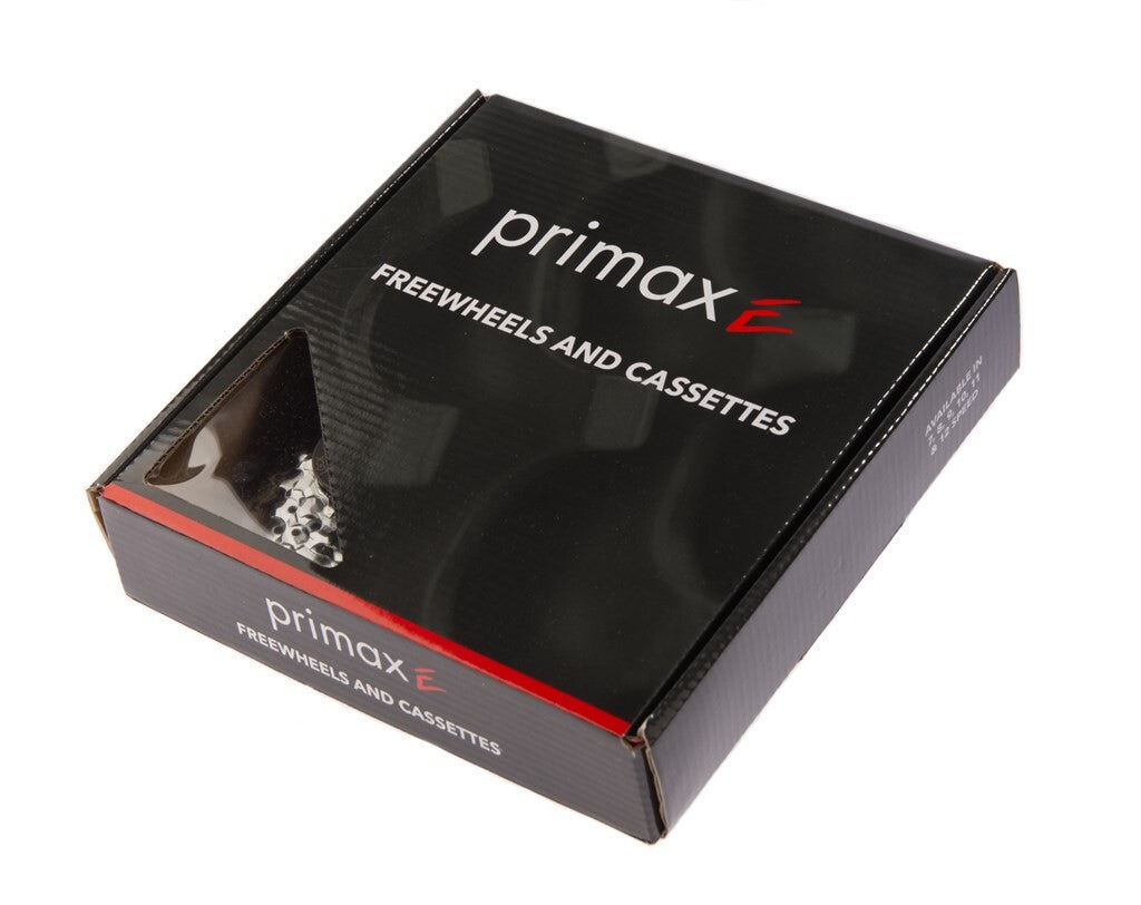 Primax e cassette 10 speed 11-32t zilver in doosje