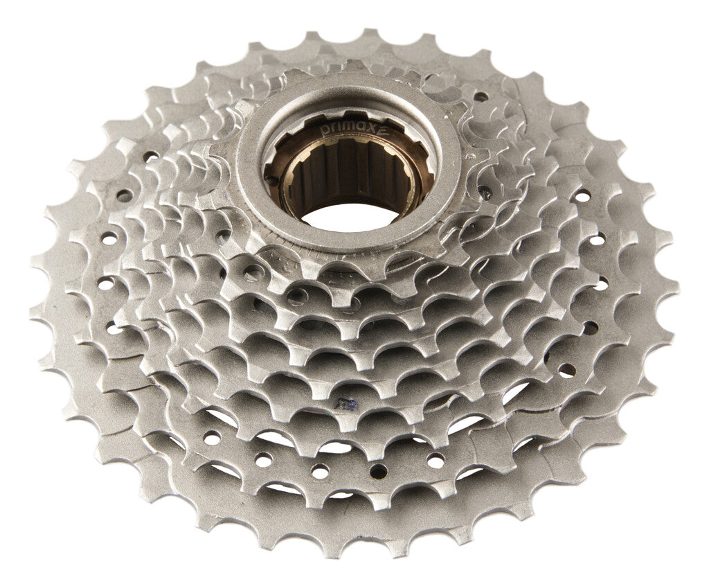 Primax e freewheel 9 speed 13-32t grijs in box