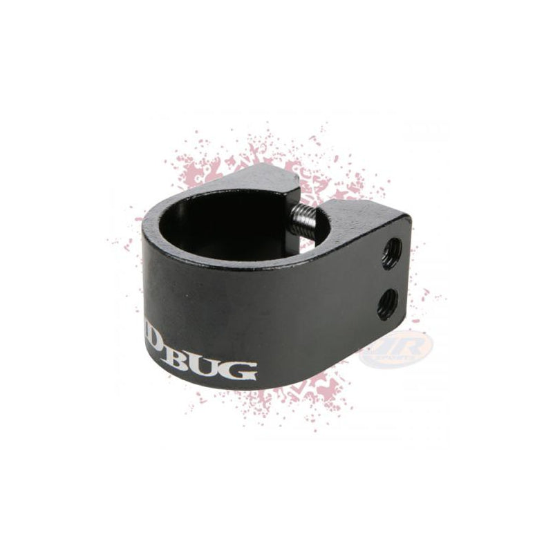 pro double collar clamp pair - black