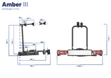 Pro-user amber iii trekhaak fietsendrager 7 13-polig max. 60 kg