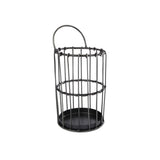 Mand jill metaal grijs 17 cm | 12 stuks