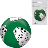 Amscan ballonhoes met 3 ballonnen voetbal groen 23 cm | 20 stuks