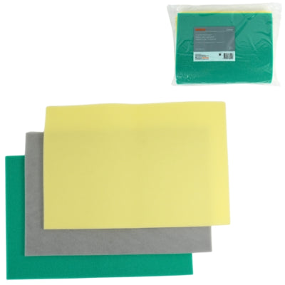 Migros (r) polyetherschuim matten 33 x 49 cm set van 3 | 10 stuks