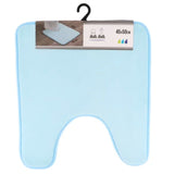 Wc mat lichtblauw microfiber 45 x 50 cm | 16 stuks