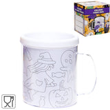 Kleur je eigen beker halloween 250 ml | 36 stuks