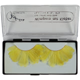 Jofrika cosmetics kunstwimpers veren geel 9,5 cm b-keus ve500 | 50 stuks