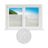Pro home raamfolie met motief woven 45 x 150 cm | 48 stuks