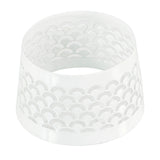 Spaas (r) kapje voor kaarsen fish eye wit 8,5 cm | 36 stuks