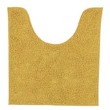Wc mat mosterdgeel polyester 45 x 50 cm | 6 stuks