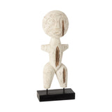 J-line figuur primitief wit 35 cm | 3 stuks
