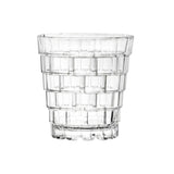 Glazen qube tumbler 280 ml set van 4 | 12 stuks