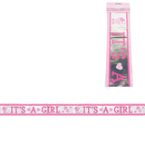 Amscan folie banner it s a girl 7,62 m | 36 stuks