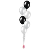 Amscan ballongewicht babyfles roze 9 cm | 24 stuks