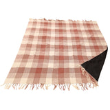 Take a plaid polyback picknickplaid roest wit 160 x 160 cm | 10 stuks