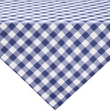 Tafelkleed geruit papier blauw 80 x 80 cm | 30 stuks