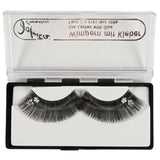 Jofrika cosmetics kunstwimpers zwart zilver 7 cm b-keus ve500 | 50 stuks