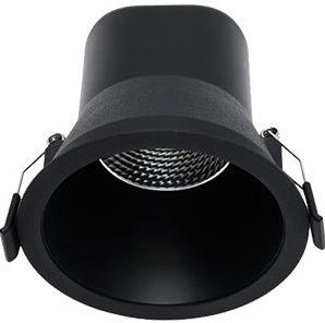 Enzo profolux led downlighter zwart reflector 6w 4000k dimbaar - led2470
