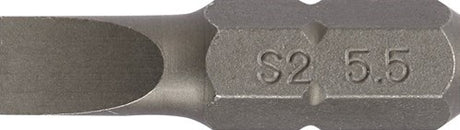 Promat tecwerk bit | voor sleufschroeven | 6,5 mm lengte 25 mm 1 4 inch c6,3 | snedesterkte 1,2 mm - 4000829107