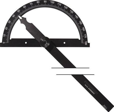 Promat tecwerk hoekmeter | gradenboog-d. 200 mm | beenlengte 300 mm - 4000858570
