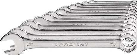 Promat tecwerk ring-steeksleutelset | 4000823600 | 13-delig sleutelwijdte 1 4-1 inch | vorm a chroom-vanadiumstaal | cv - 4000823628