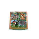 4-in-1 puzzel 4,6,9 en 12 stukjes