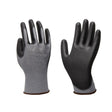 Baten trading company nylon handschoen polyester pu gecoat zwart l