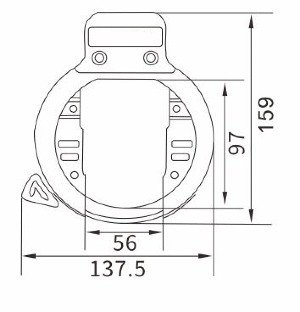 Python Ringlot con complemento para cadena de negro en la tarjeta