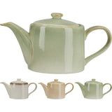 Excellent houseware theepot aardewerk 900ml 3ass