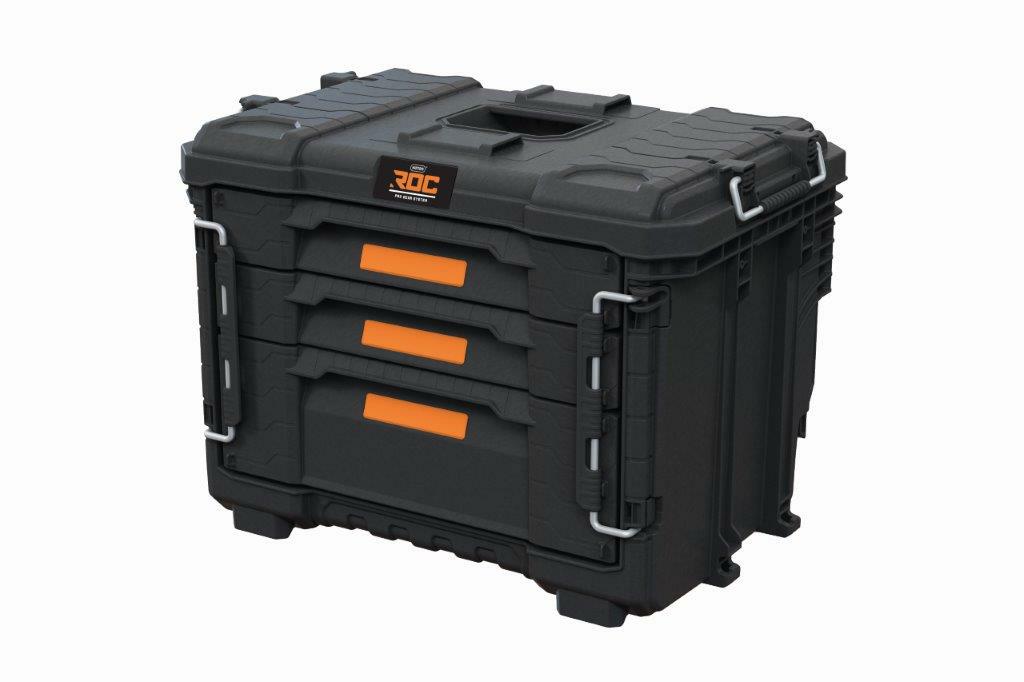 Keter gereedschapskist 3-szuflady xl roc pro vistuig 2.0