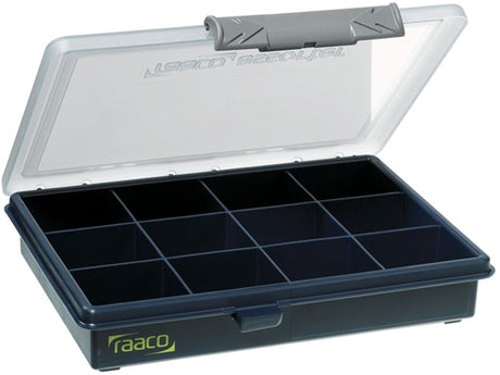 Raaco assortimentsdoos assorter, 12 vaste vakken - 136143 - 136143