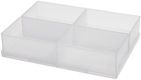 Raaco inzetbakjes 55 a7-1, (4st.) op tray - 136471 - 136471