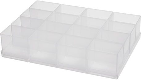 Raaco inzetbakjes 55 a9-1, (16st.) op tray - 105347 105347