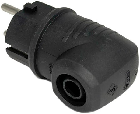 Enzo randaarde stekker rubber haaks abl - 6141230