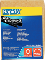 Rapid hekwerk hogringen vr22 | 1.600 stuks | zwart - 40017338