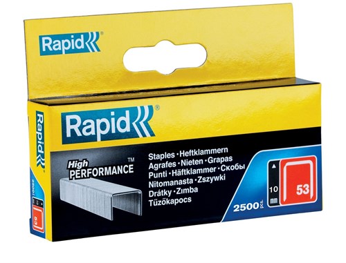 Rapid nr. 53 dundraadnieten 10 mm, 2.500 stuks - 11858825 - 11858825
