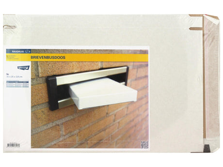 Kangaro raadhuis brievenbusdoos 250x350x28mm pak a 5 stuks