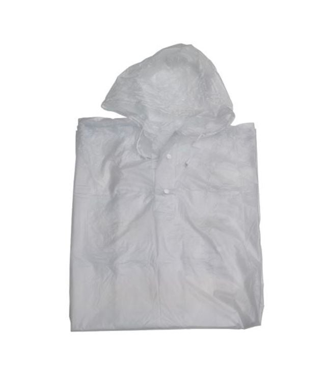 Falconetti regn poncho en størrelse unisex gennemsigtig