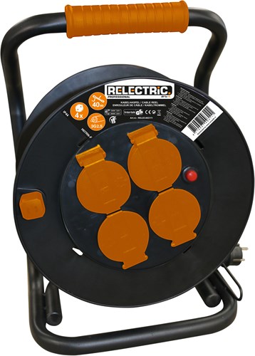 Relectric pro kabelhaspel 40 mtr ip 44 3x2,5mm - relec493111 relec493111