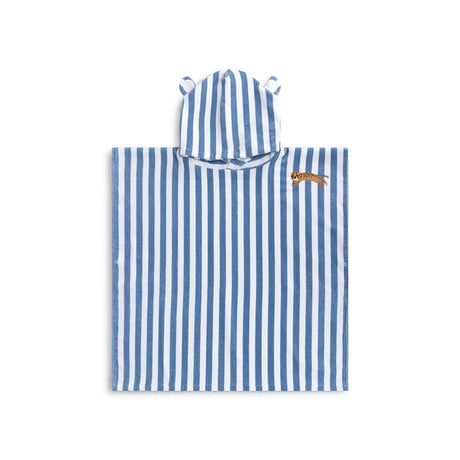 Roamer | blauwe katoenen strandponcho 65 x 65 cm