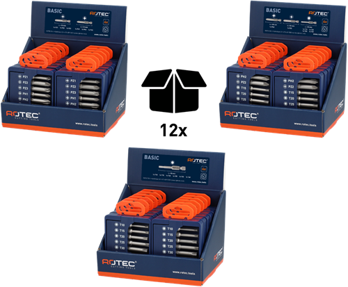 Rotec bitset | impact | 6-delig | e6.3 x 50mm | ph-pz-t - 825.0135