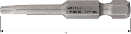 Rotec krachtbit t 15 | l=152 | e6.3 | basic | 10 stuks - 808.5015