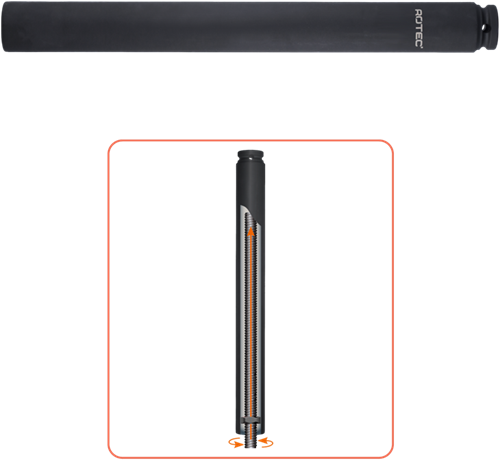 Rotec krachtdop | binnenvierkant 1 2 | extra lang | l=310 | sw 24 - 842.3024