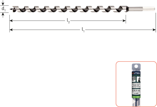 Rotec slangenboor silver-line | ø4x155x230 - 240.0400