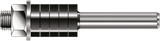 Rotec spindel zonder lager | ø8 | d2=8 - 271.42.0800