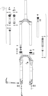 Rockshox verende voorvork 29 judy gold rl a3