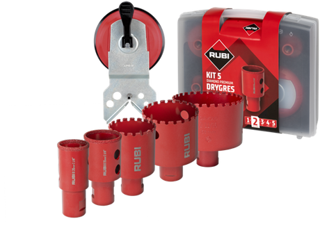 Rubi kit 5 drygres boren premium - 51937