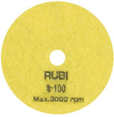 Rubi schuur- en polijstpad | ø100 mm | korrel #100 - 62971