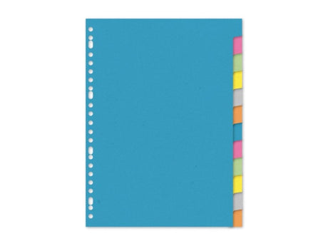 Kangaro tabblad a4 blanco karton 220gr assorti 23-gaats 12-delig