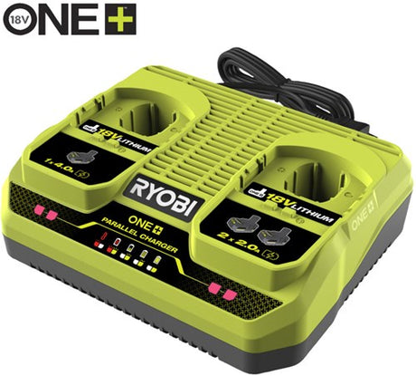 Ryobi rc18240 | one+ 18v 2-poorts lader - 5133005579